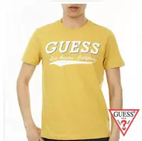 discount t-shirt guess hommes 2013 usa ss0031 jaune